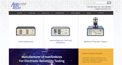 Desktop Screenshot of analysistech.com